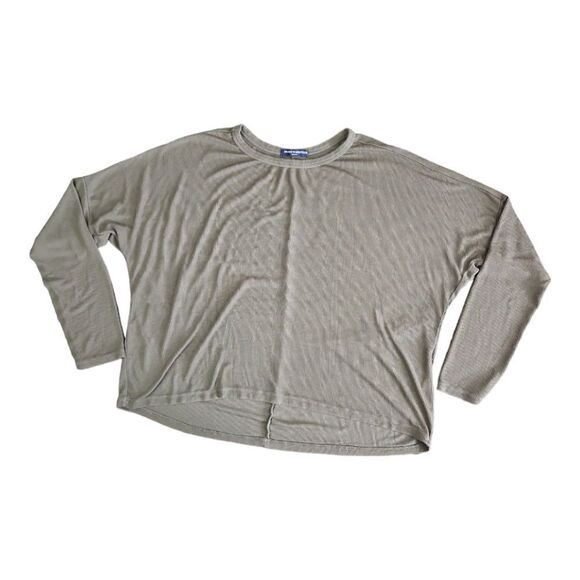 BRANDY MELVILLE Ribbed Cropped Knit Top One Size - Picture 2 of 5